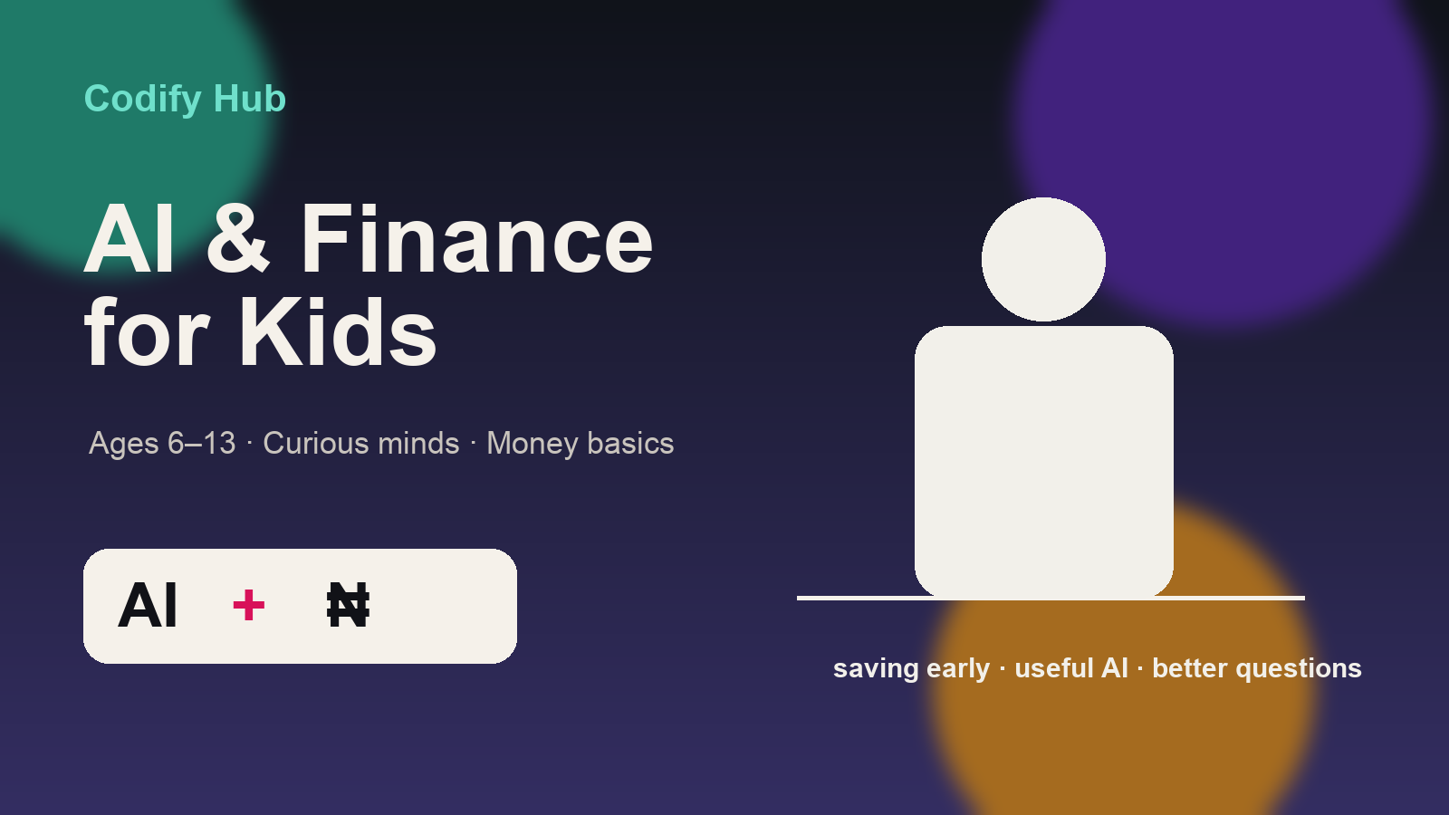 AI & Finance for Kids event visual